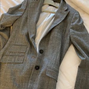 Elie tahari blazer grey